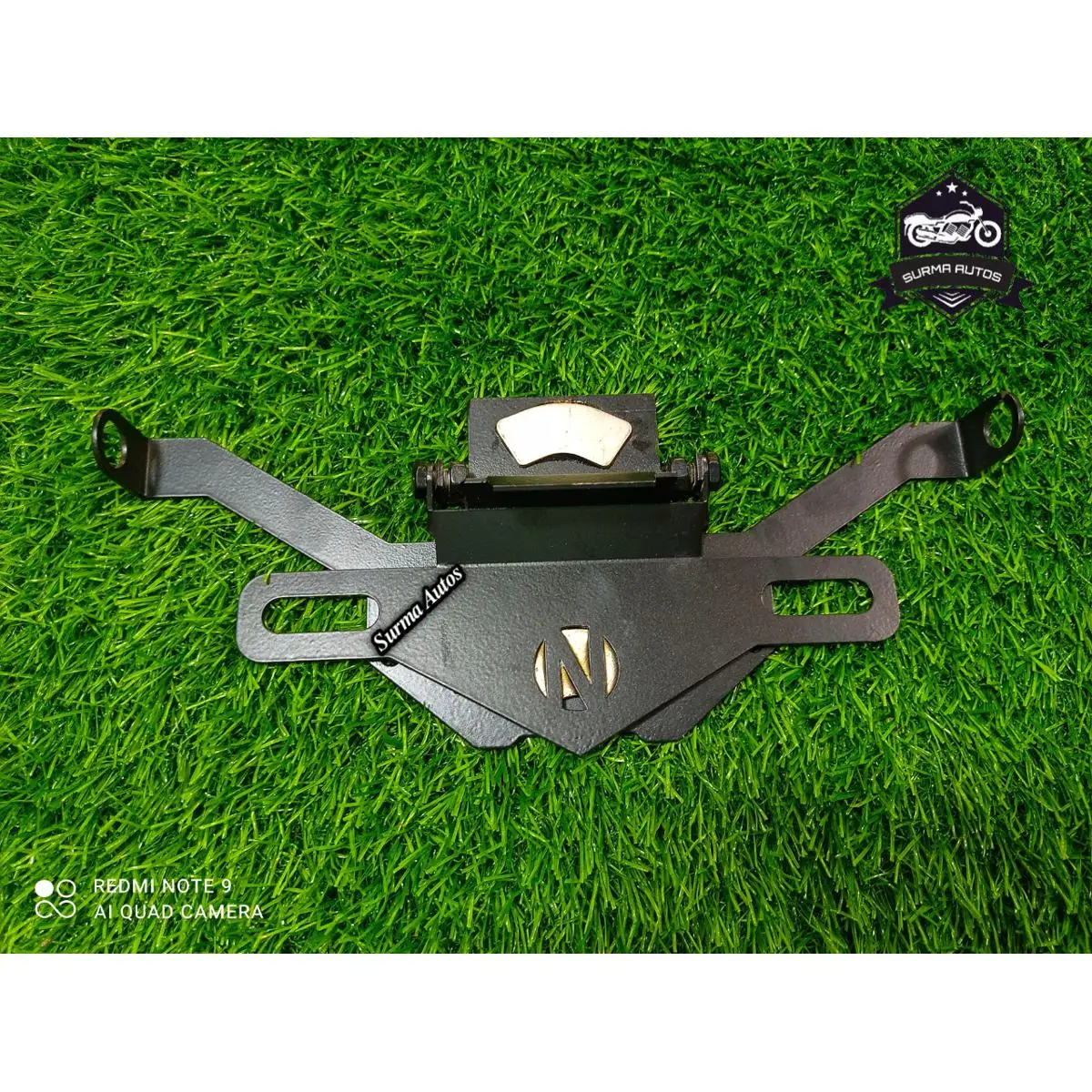 Picture of Motorcylce Tail Tidy Fender Eliminator License Plate Bracket Mount Megnet Folding System FOR YAMAHA R15 V3 ( Black Color )