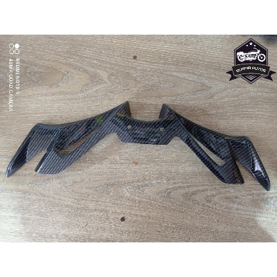 Picture of Motorcycle Front Winglet For YAMAHA R15 V3 New Long Winglet (Carbon Black)