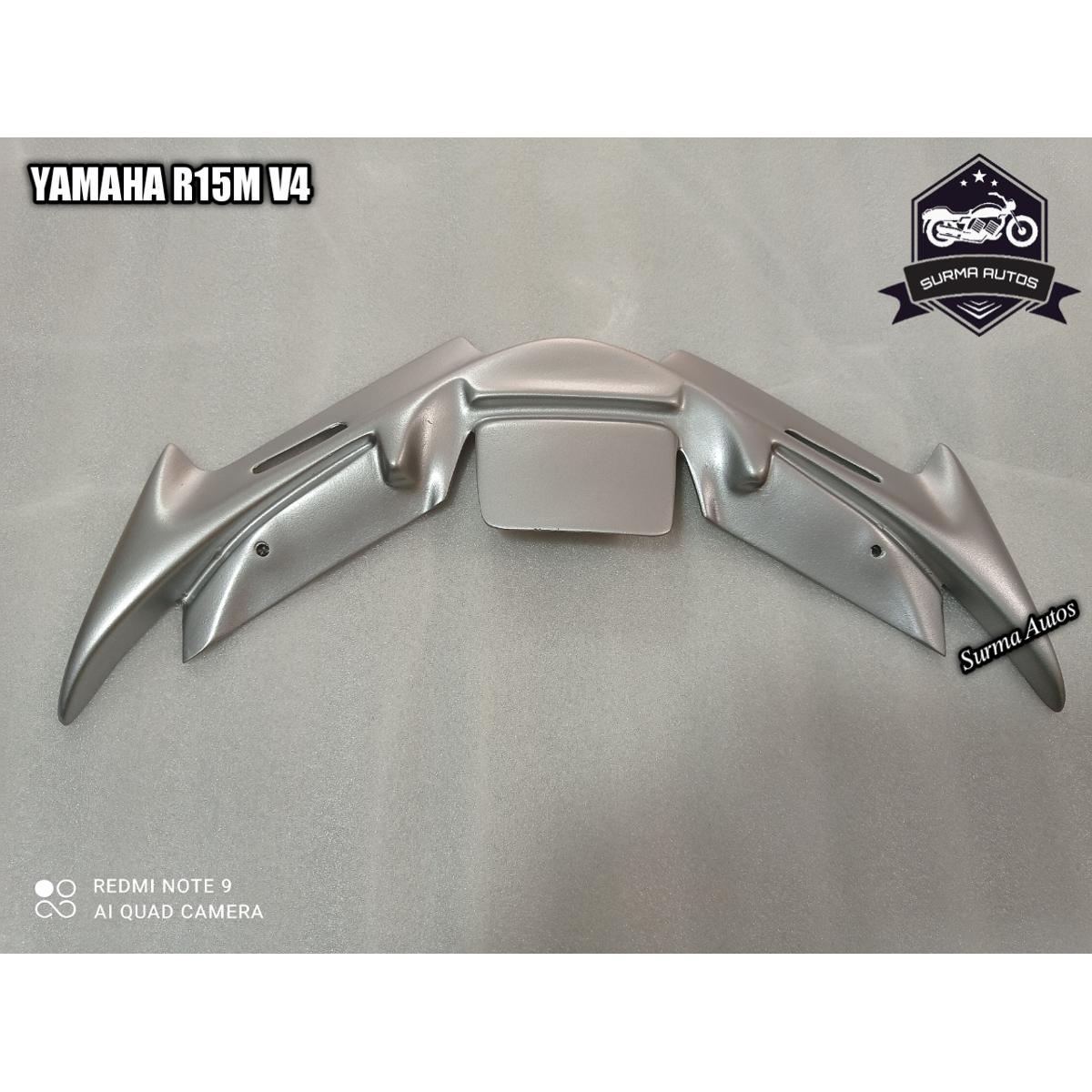 Picture of Motorcycle Front Winglet For YAMAHA R15M V4 Long Winglet (Silver)
