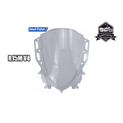 Picture of Motorcycle R Series Windshield Visor Double Bubble Windscreen Fit For YAMAHA R15M V4 (Clear Visor)