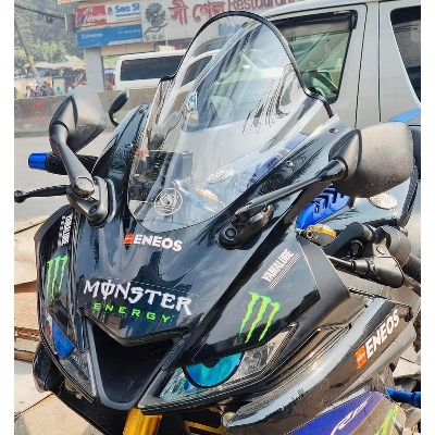 Picture of Motorcycle Windshield Windscreen Compatible for YAMAHA R15 V3 (White)