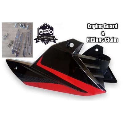 Picture of Pulsar Motorcycle Engine Guard + Fittings Claim