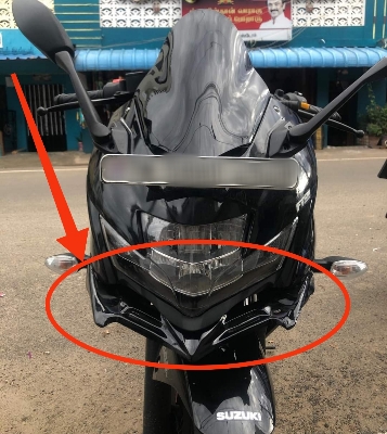 Picture of Motorcycle Front Winglet For SUZUKI Gixxer SF New Model