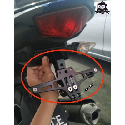 Picture of Motorcycle Universal Adjustable Fender Eliminator Tail Tidy Rear License Plate Holder