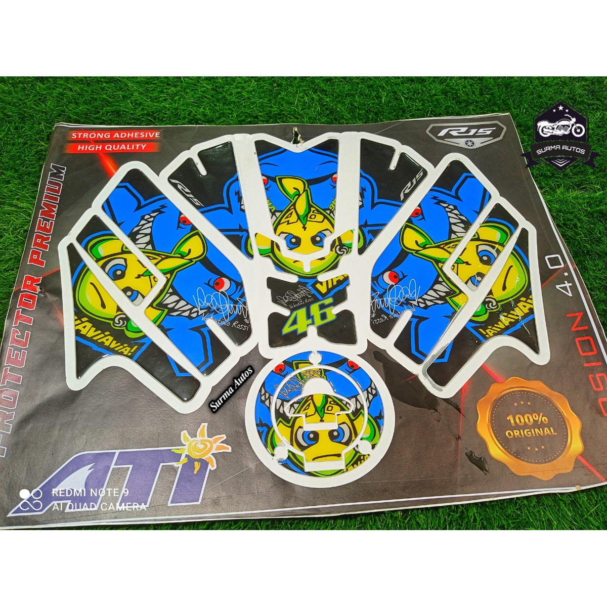 Picture of YAMAHA R15 V4 & R15M Indian Motorcycle Full Tank Pad Sticker