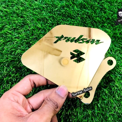 Picture of Bajaj Pulsar Motorcycle Hydraulic Cover Golden Color