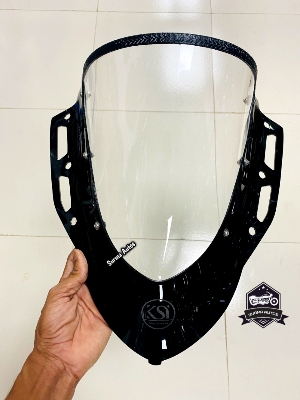 Picture of Motorcycle Windshield Windscreen Compatible for YAMAHA R15M V4 White Color