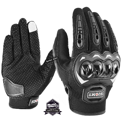 Picture of Suomy Summer Motorcycle Gloves Cycling Racing Breathable Full Finger Gloves Touch Screen Motorbike Guantes Protective Gear Glove SU33
