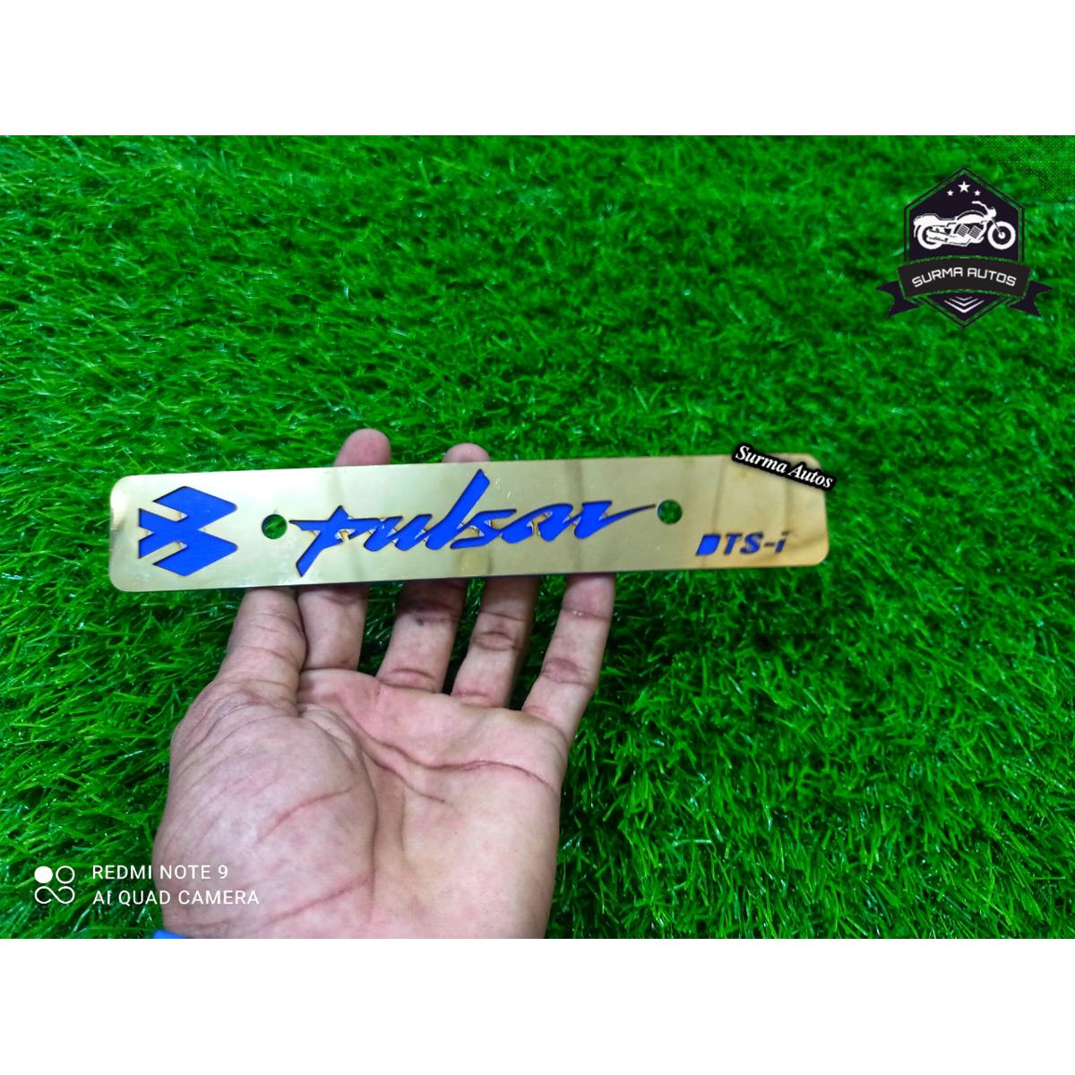 Picture of Pulsar Motorcycle Name Plate