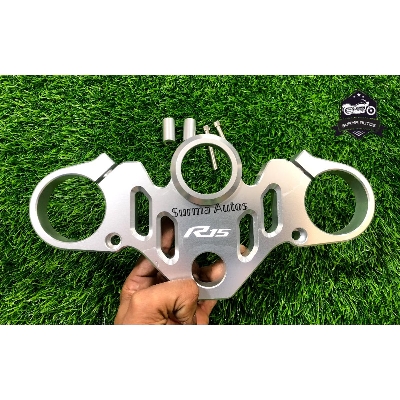 Picture of Motorcycle Accessories Top Triple Clamp Upper Fork Holder Panel Protection Link Plate For YAMAHA R15M V4 indian