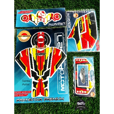 Picture of 1Set Multicolor Resin Embossed Sticker Tank Pad Motorcycle Accessories for Yamaha r15M r15 v4 R15