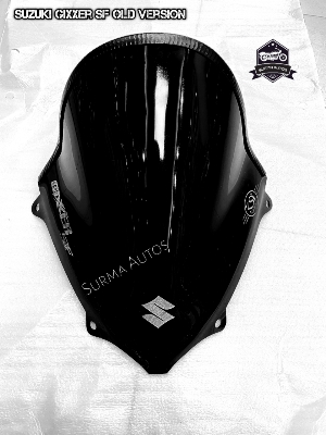 Picture of Motorcycle Windshield Windscreen Visor Compatible for Gixxer SF Old Model