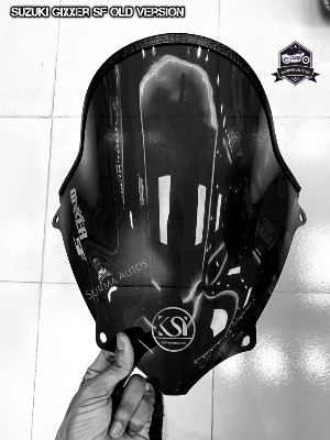 Picture of Motorcycle Windshield Windscreen Visor Compatible for Gixxer SF Old Model