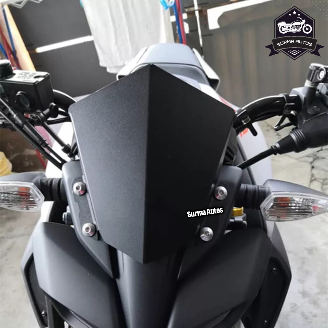 Picture of Motorcycle Windshield Windscreen Visor Compatible for YAMAHA MT15