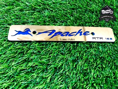 Picture of Apache RTR 160 Motorcycle New Design Name Plate Metal