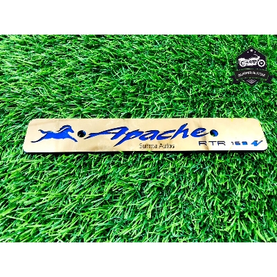 Picture of Apache RTR 160 4V Motorcycle New Design Name Plate Metal