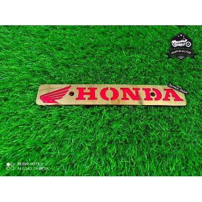 Picture of Honda Motorcycle New Design Name Plate Metal Gold