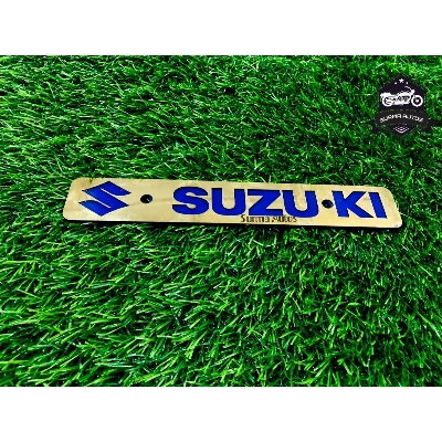 Picture of Gixxer SF Motorcycle New Design Name Plate Metal Gold