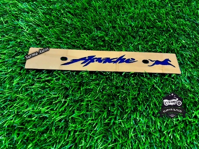 Picture of Apache RTR 160 4V Motorcycle New Design Name Plate Metal Gold