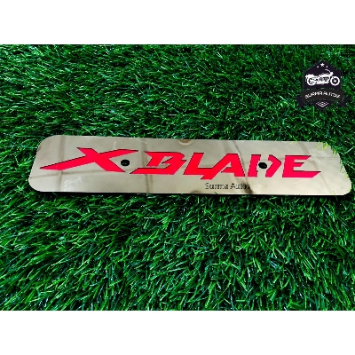 Picture of Honda Xblade Motorcycle New Design Name Plate Metal Gold Large Size