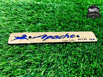 Picture of Apache RTR 160 Motorcycle New Design Name Plate Plastic & Metal