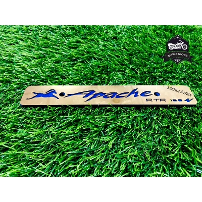 Picture of Apache RTR 160 4V Motorcycle New Design Name Plate Plastic & Metal