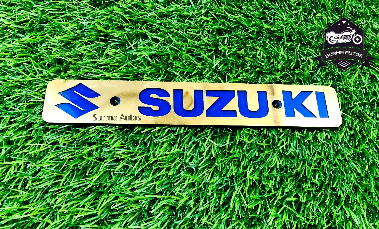 Picture of Gixxer SF Motorcycle New Design Name Plate Plastic & Metal