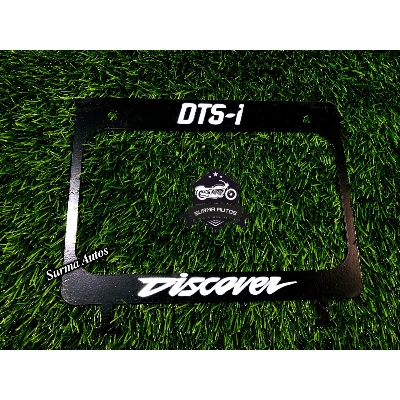 Picture of Bajaj Discover Motorcycle Number Plate frame Cover / License Plate Cover Metal