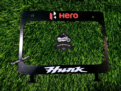 Picture of Hunk Motorcycle Number Plate frame Cover / License Plate Cover Metal