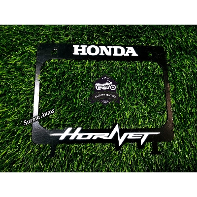 Picture of Hornet Motorcycle Number Plate frame Cover / License Plate Cover Metal