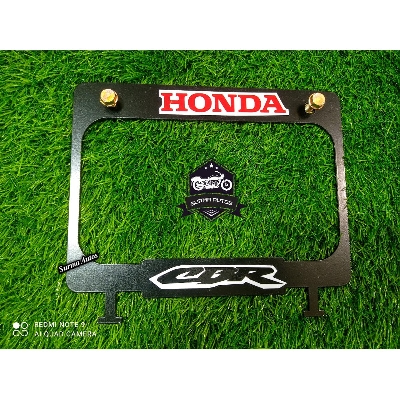 Picture of Honda CBR Motorcycle Number Plate frame Cover / License Plate Cover Metal