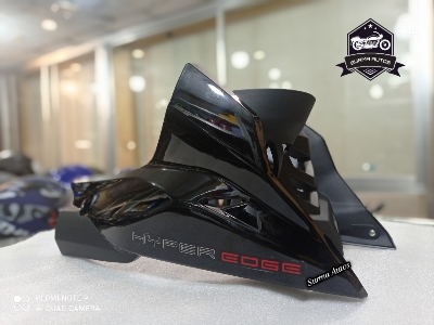 Picture of RTR + Gixxer + FZ-S Motorcycle Engine Guard Full Set ( Black )