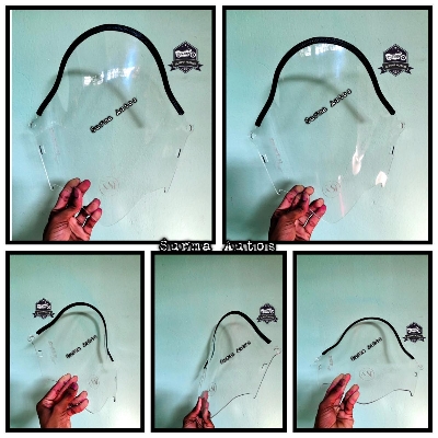 Picture of Motorcycle Windshield Windscreen Visor Compatible for Gixxer SF New Version Rubber System KSI Corsa Mini Size