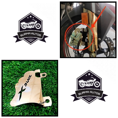 Picture of Honda Xblade Motorcycle Hydraulic Cover Golden Color Metal Quality