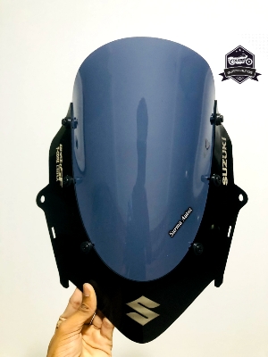 Picture of Motorcycle Windshield Windscreen Visor Compatible for Gixxer SF New Version Twin Core