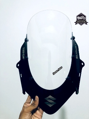 Picture of Motorcycle Windshield Windscreen Visor Compatible for Gixxer SF New Version Twin Core