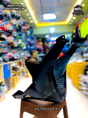 Picture of Gixxer SF / Gixxer Fi Abs / Gixxer Monotone Motorcycle Engine Guard Full Set ( Black Color )