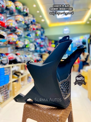 Picture of Gixxer SF / Gixxer Fi Abs / Gixxer Monotone Motorcycle Engine Guard Full Set ( Matte Black Color )