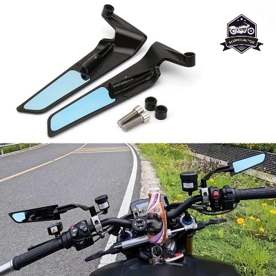 Picture of Universal Motorcycle Mirror Side Winglet Design