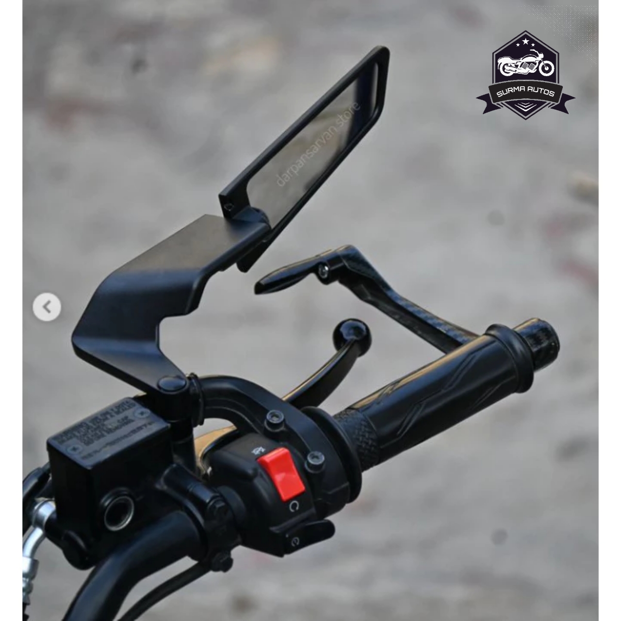 Picture of Universal Motorcycle Mirror Side Winglet Design