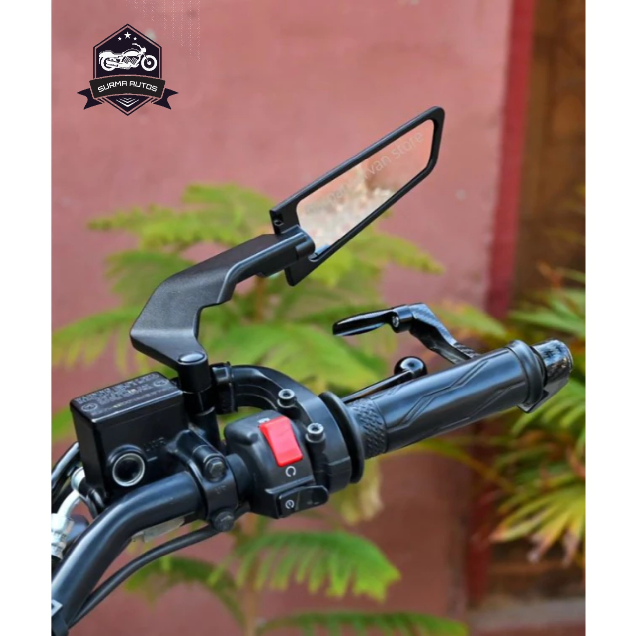 Picture of Universal Motorcycle Mirror Side Winglet Design