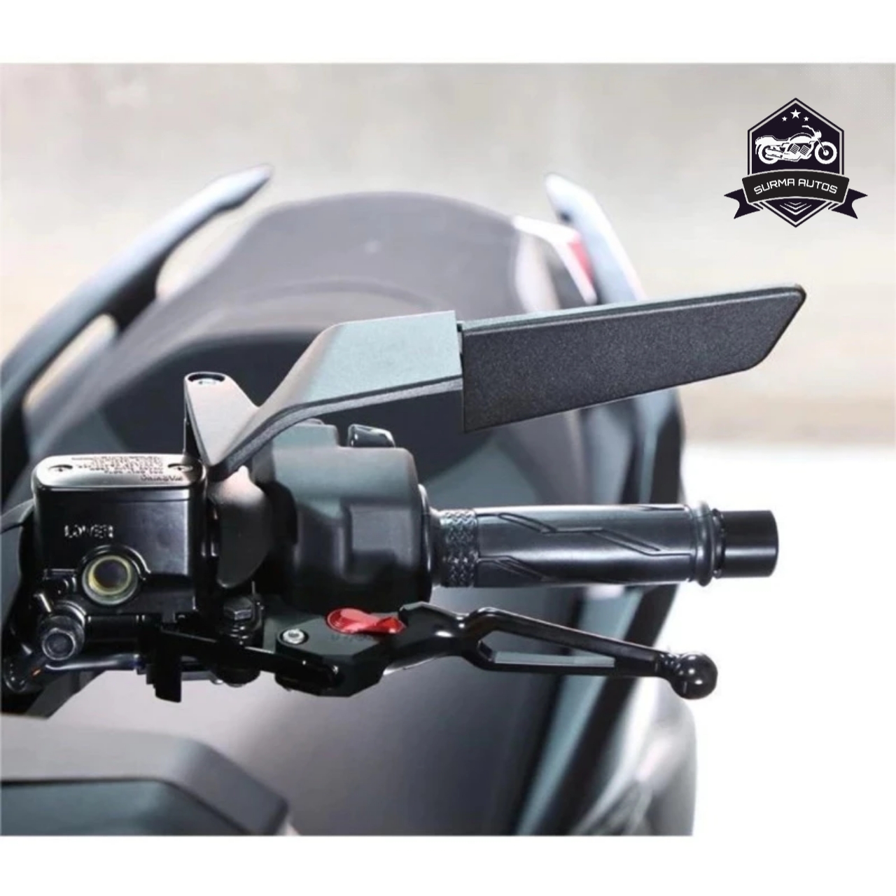 Picture of Universal Motorcycle Mirror Side Winglet Design