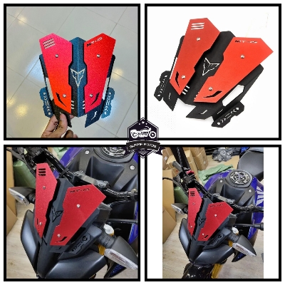 Picture of Motorcycle Accessories Aluminum Alloy Screen Sports WindScreen Windshield Deflector For Yamaha MT15, MT 15, MT-15