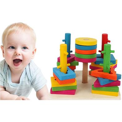 Buy Geometric Five Column Set Educational Set for Kids    at Best Price In Bangladesh