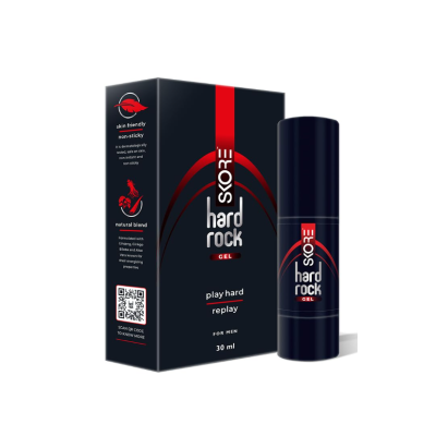 Picture of Skore Hardrock Gel Play Hard Penis Stronger Gel Natural Blend for Men - 30ml