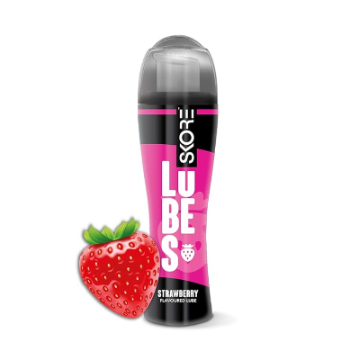 Picture of Skore Strawberry Flavored Water Based Lubricant Gel for Men & Women - 50ml