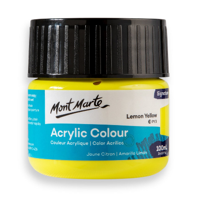 Buy Mont Marte ACRYLIC COLOR PAINT 100ML-LEMON YELLOW at Best Prices in Bangladesh