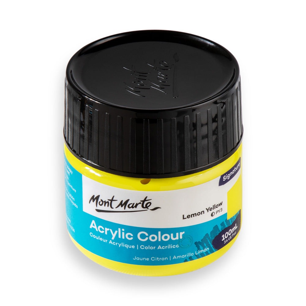 Buy Mont Marte ACRYLIC COLOR PAINT 100ML-LEMON YELLOW at Best Prices in Bangladesh
