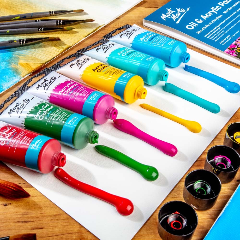 Buy Mont Marte Acrylic color paint 75ml-Cerise at Best Prices in Bangladesh