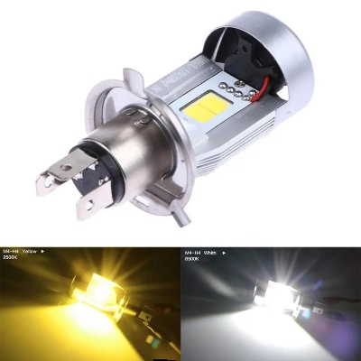 Picture of Motoled White & Yellow LED Headlight For Any Bike